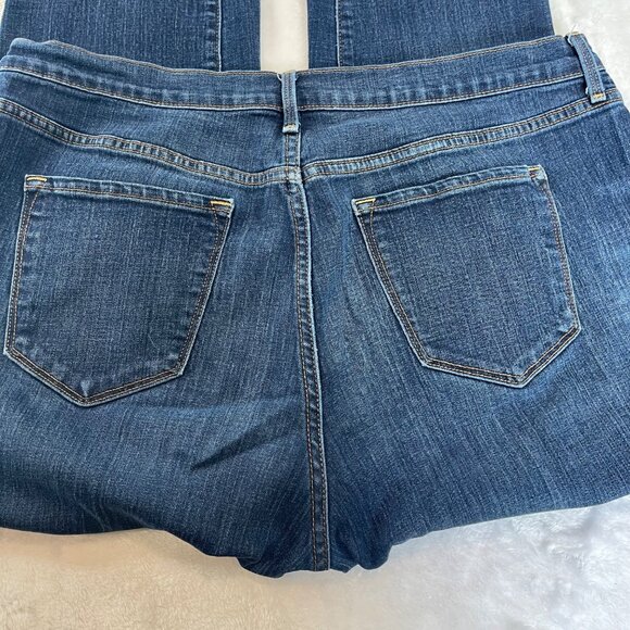 Old Navy Curvy Skinny Jeans Women's Plus Size 16 Blue‎ Denim Cotton Medium Wash - Picture 9 of 12